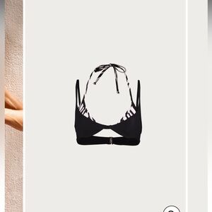 SAME los angeles double layer top (black/zebra)